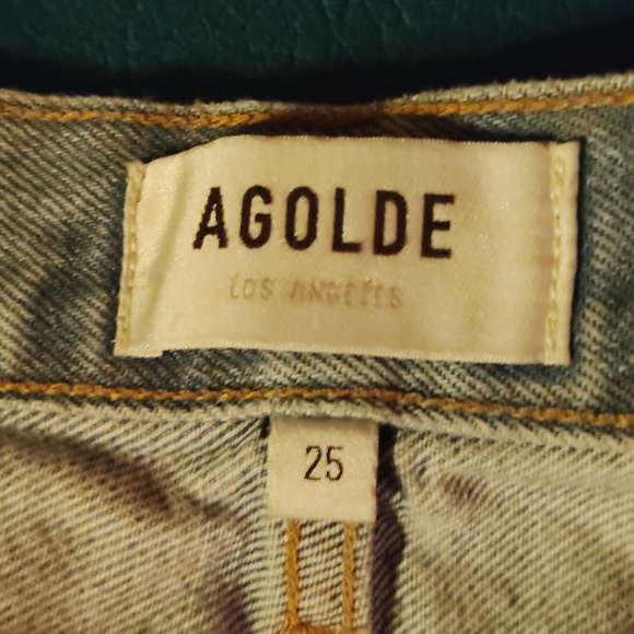Agolde Riley denim shorts - Picture 2 of 3